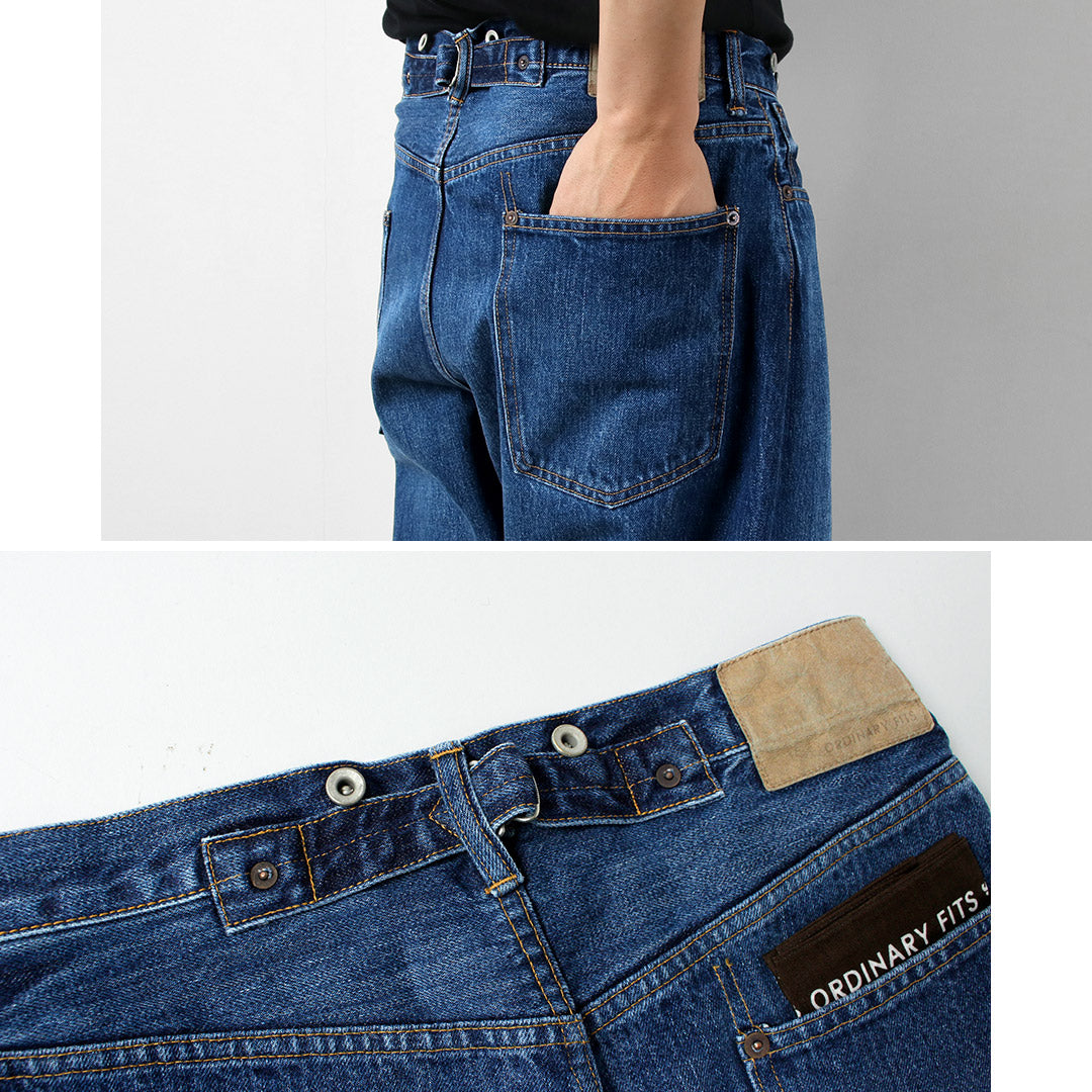 ★普通版型/使用宽牛仔布
