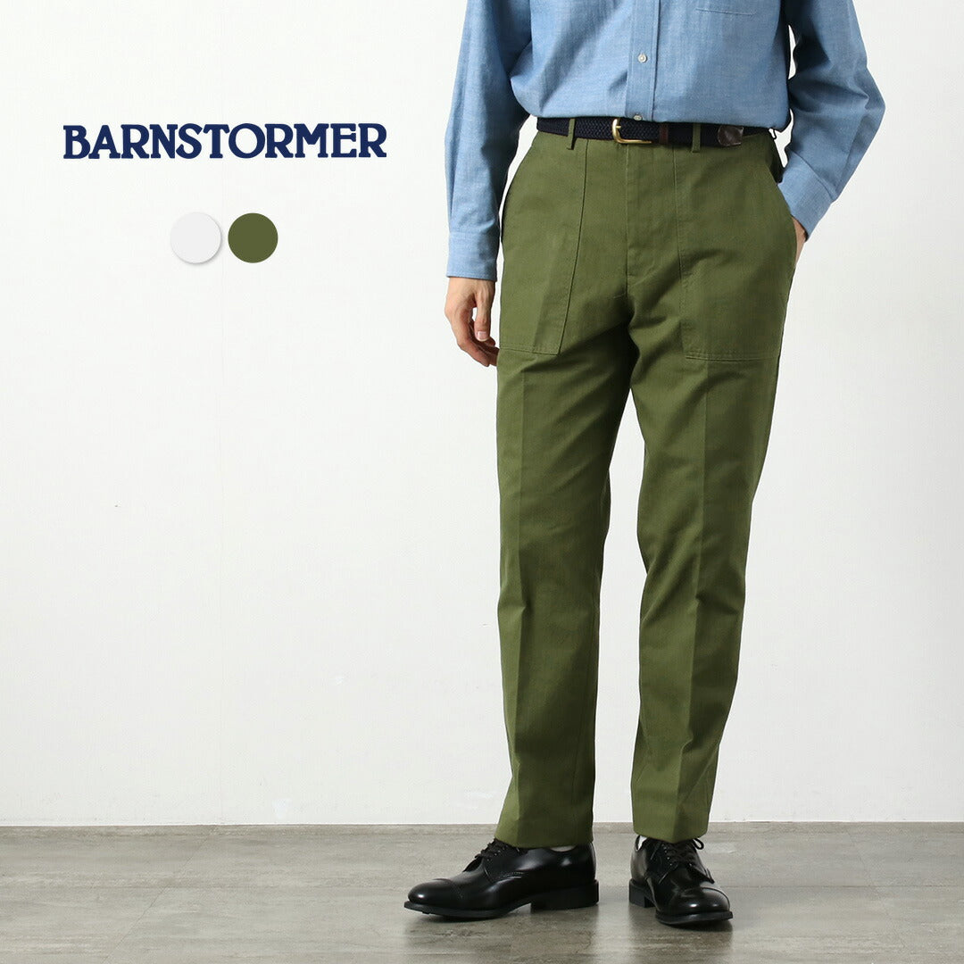 BARNSTORMER / Dress Fatigue Pants Herringbone