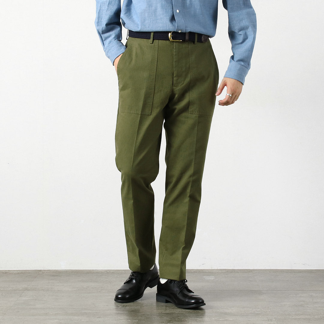 BARNSTORMER / Dress Fatigue Pants Herringbone