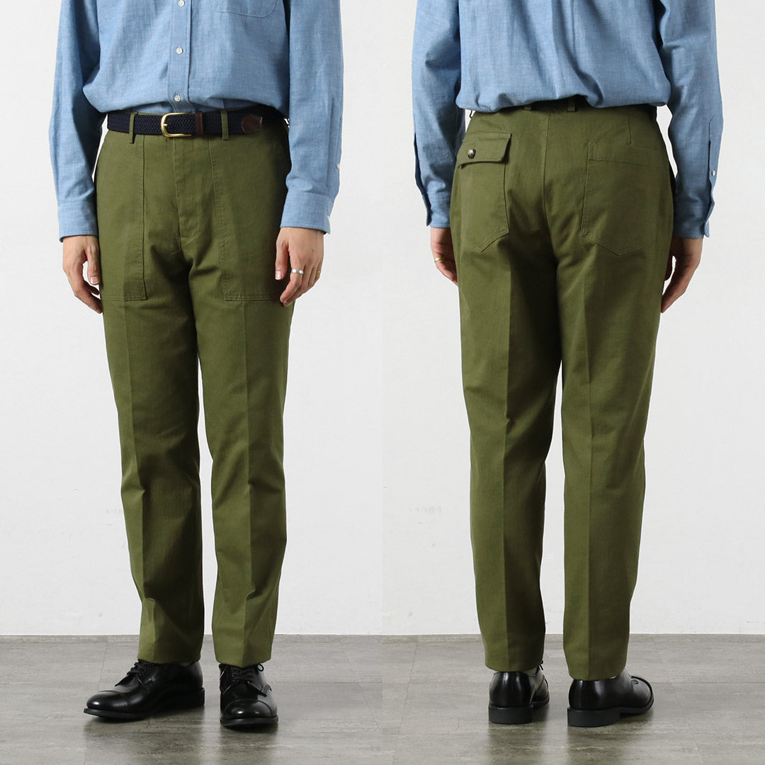 BARNSTORMER / Dress Fatigue Pants Herringbone