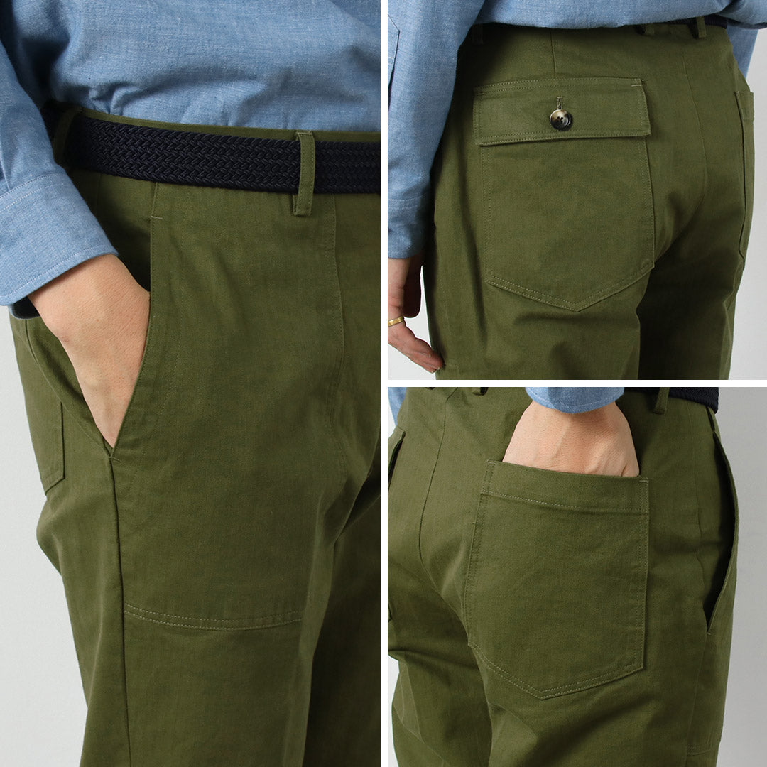 BARNSTORMER / Dress Fatigue Pants Herringbone