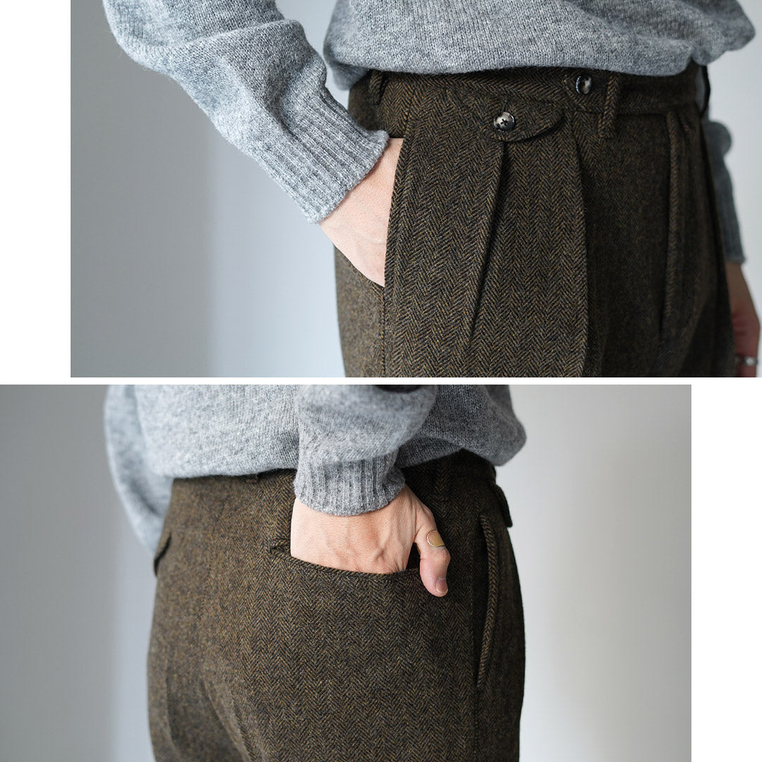 BARNSTORMER / 人字紋花呢休閒褲