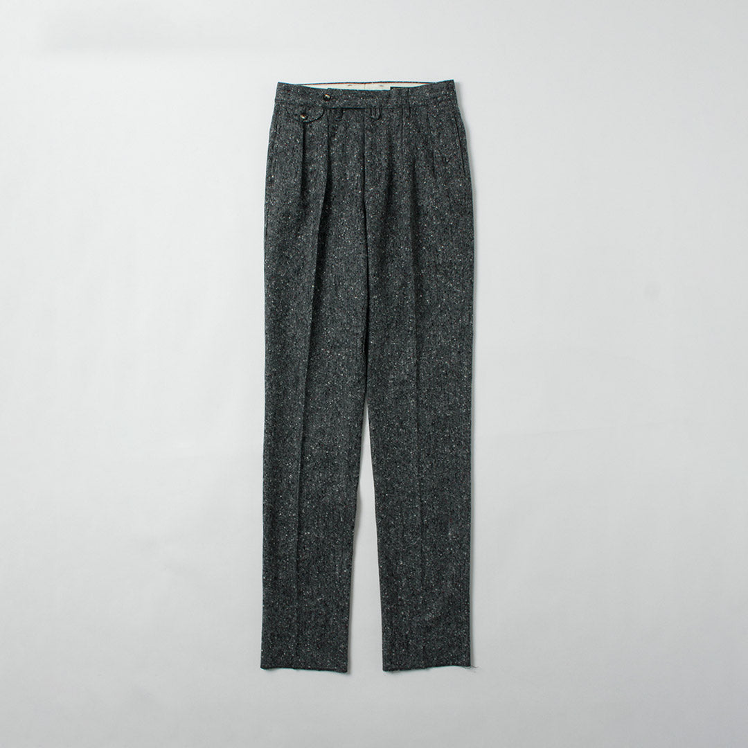 BARNSTORMER / 英国土布 2 折褶休闲裤