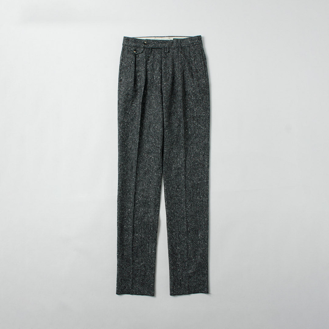 BARNSTORMER / 英国土布 2 折褶休闲裤