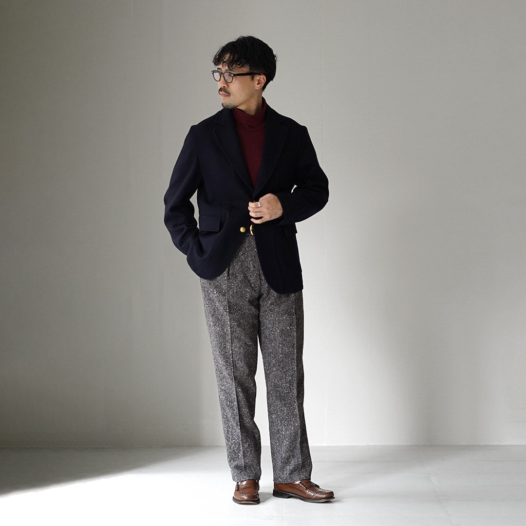 BARNSTORMER / 英国土布 2 折褶休闲裤