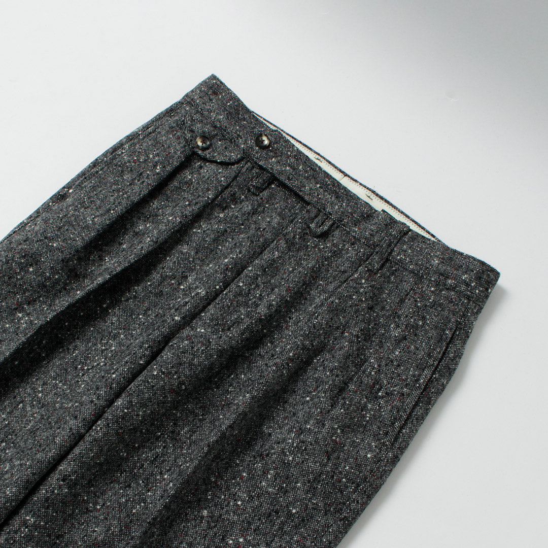 BARNSTORMER / 英国土布 2 折褶休闲裤