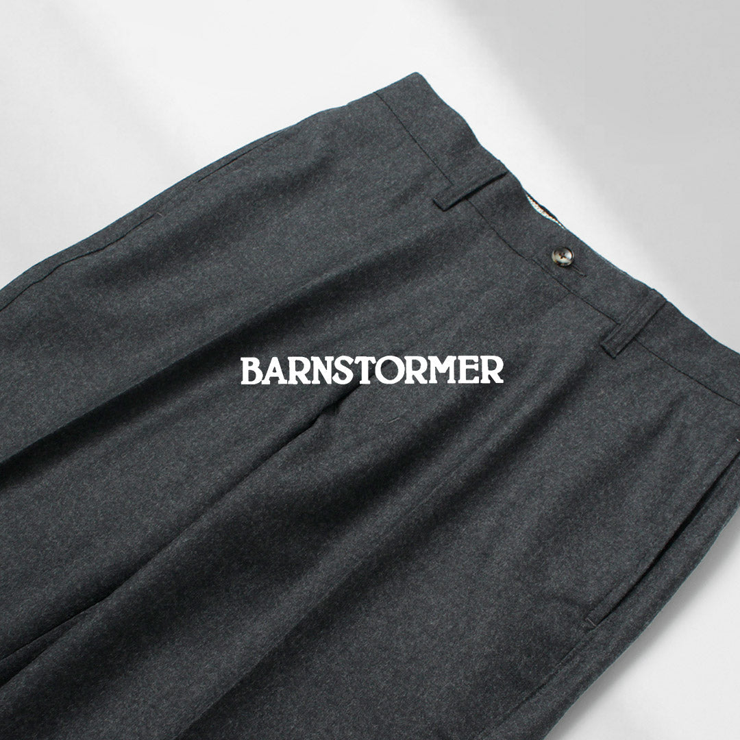 BARNSTORMER / Saxony Flannel Flat Front Trousers