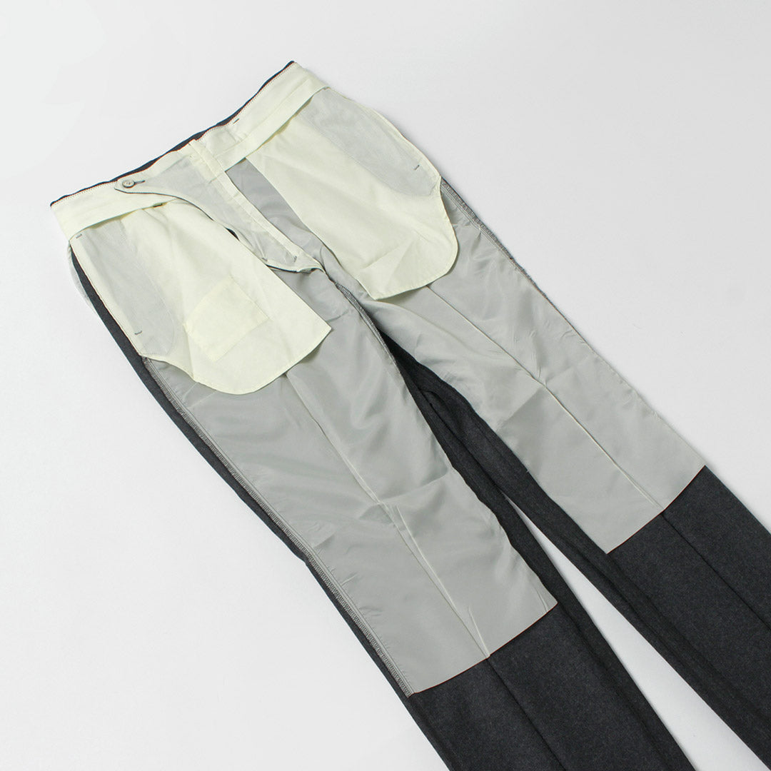 BARNSTORMER / Saxony Flannel Flat Front Trousers