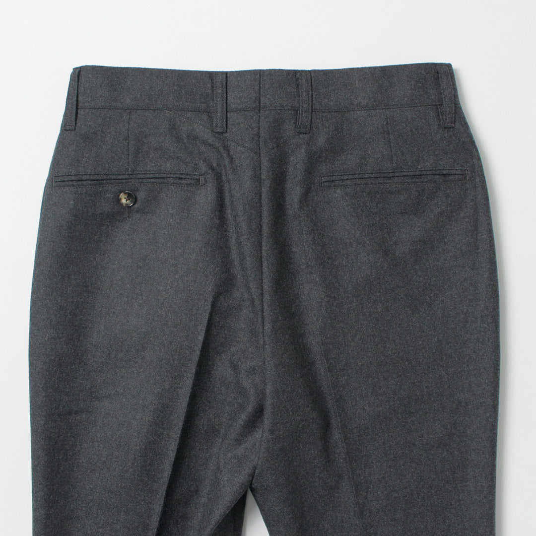 BARNSTORMER / Saxony Flannel Flat Front Trousers