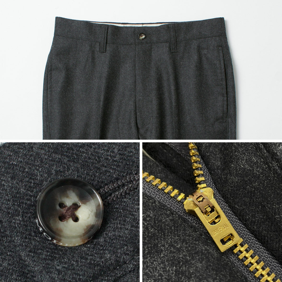 BARNSTORMER / Saxony Flannel Flat Front Trousers
