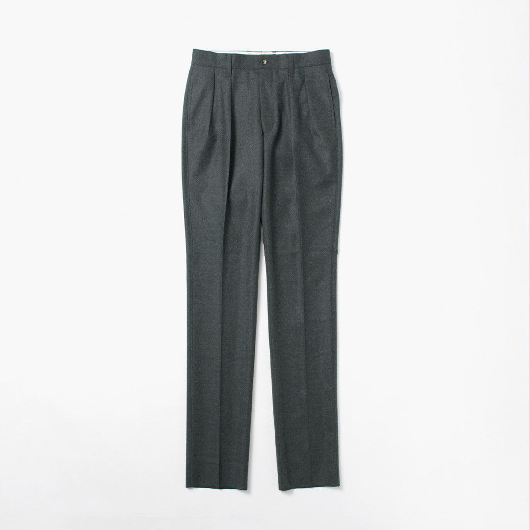 BARNSTORMER / Saxony Flannel 2-Tuck Trousers