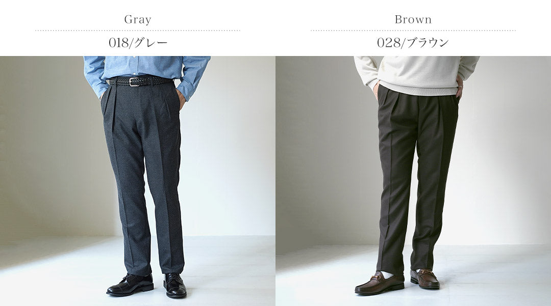 BARNSTORMER / Saxony Flannel 2-Tuck Trousers