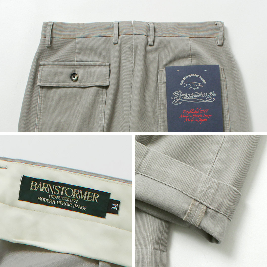 BARNSTORMER / Vintage Corduroy Dress Fatigue Trousers
