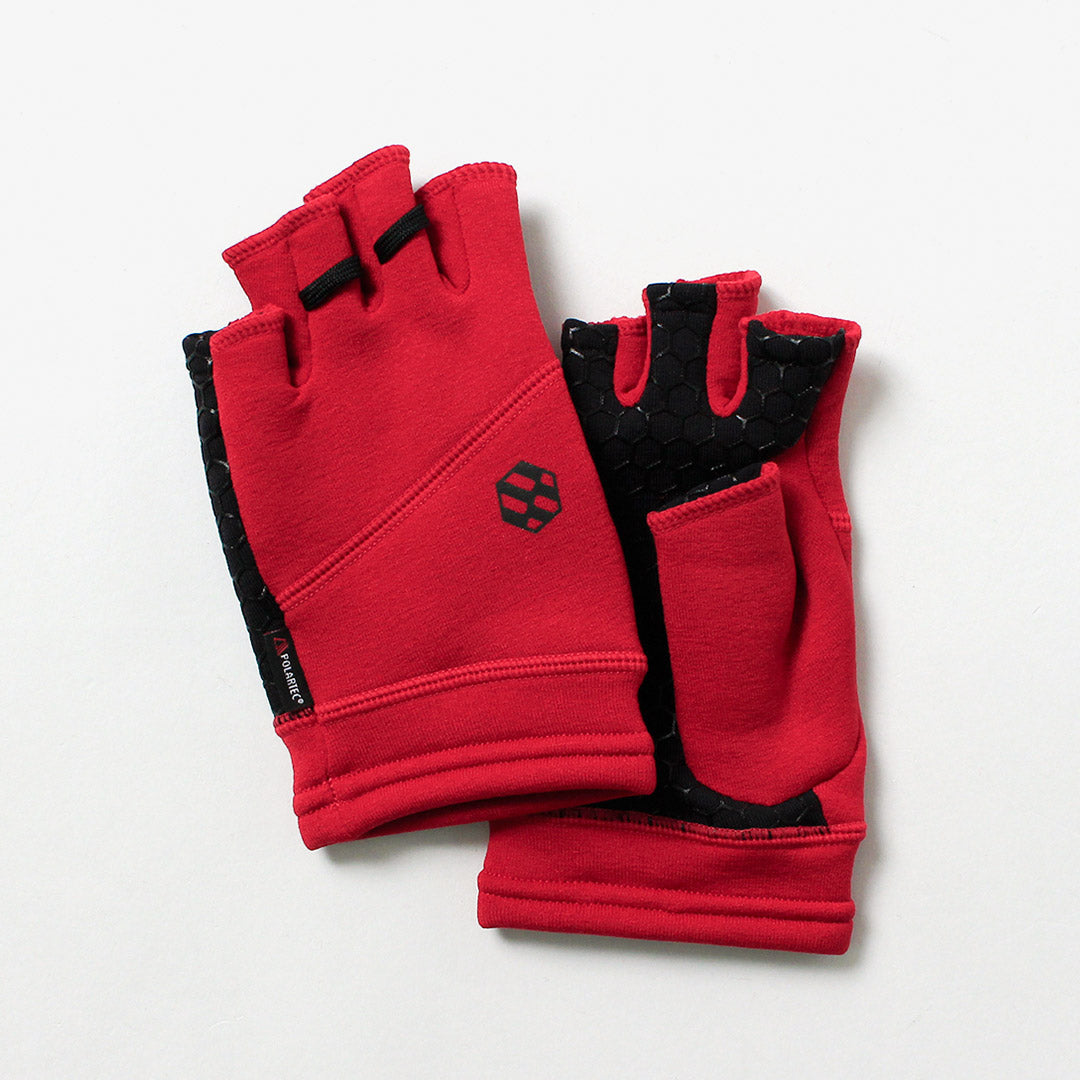 HANDSON GRIP / Liberty Half-Finger POLARTEC Power Stretch Pro Gloves