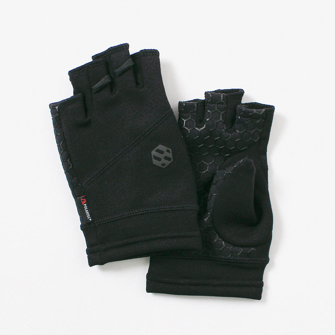 HANDSON GRIP / Liberty Half-Finger POLARTEC Power Stretch Pro Gloves