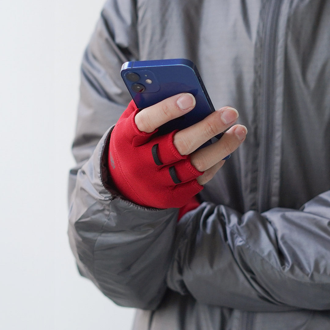 HANDSON GRIP / Liberty Half-Finger POLARTEC Power Stretch Pro Gloves