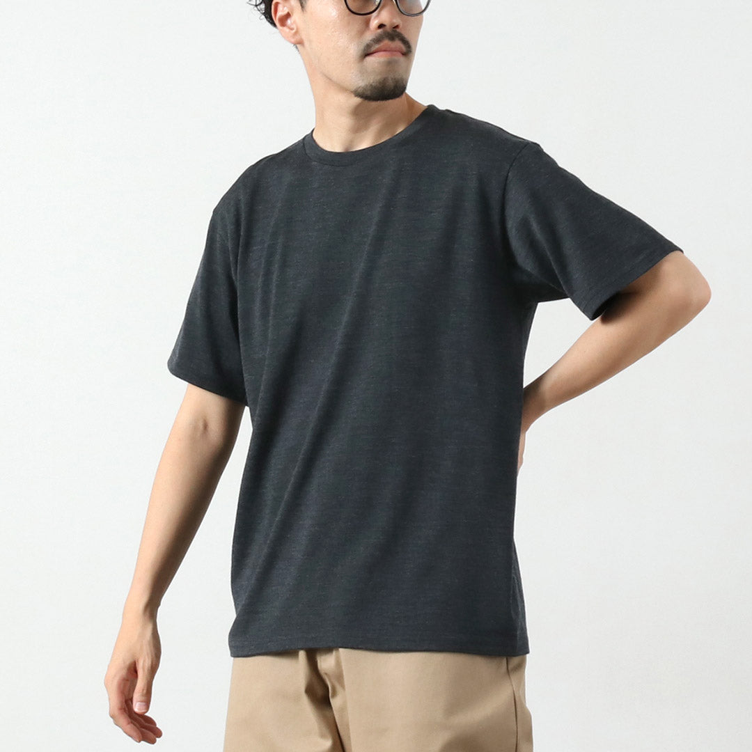 FILMELANGE / Wolfe New Zealand Merino Wool Jersey T-Shirt