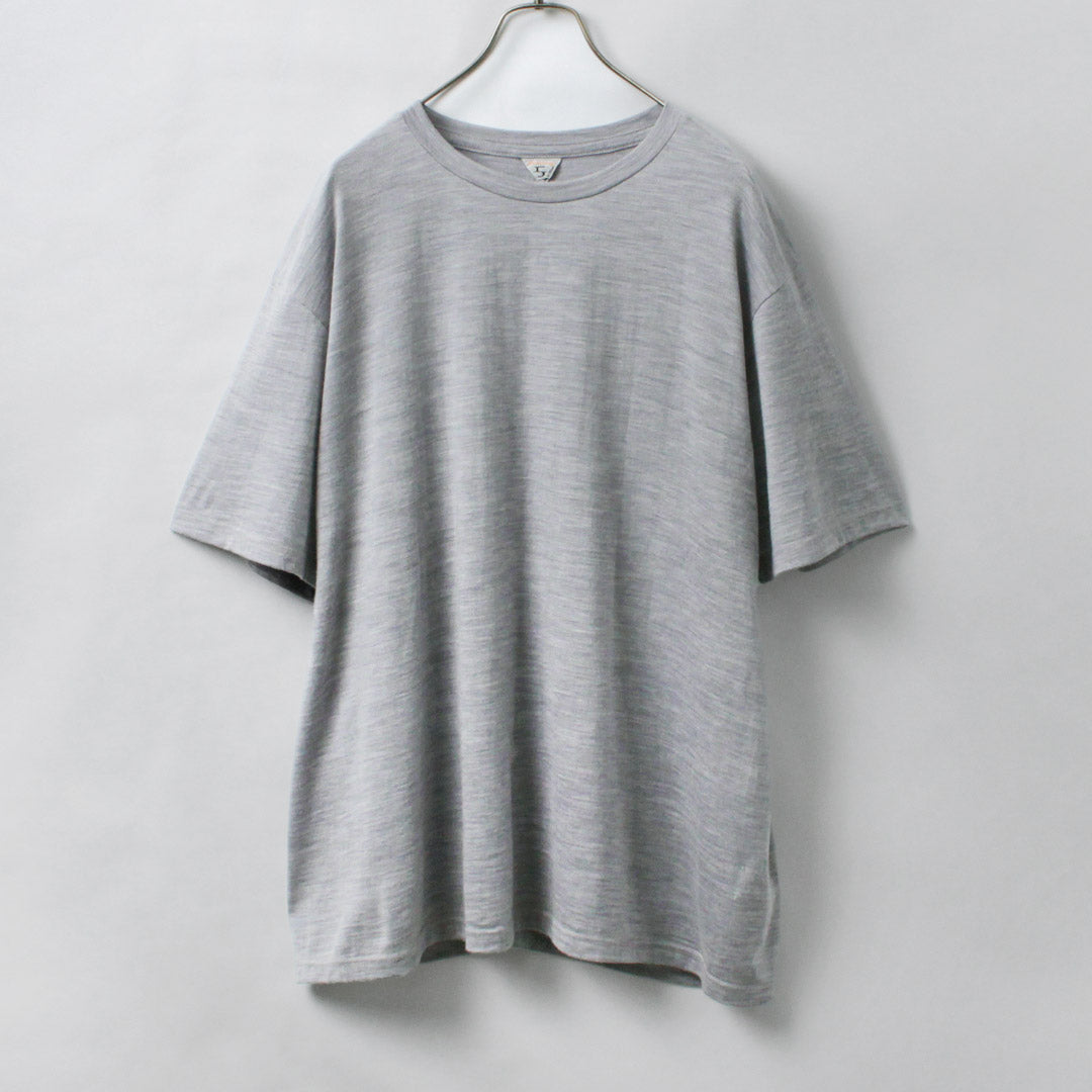 FILMELANGE / Wolfe New Zealand Merino Wool Jersey T-Shirt