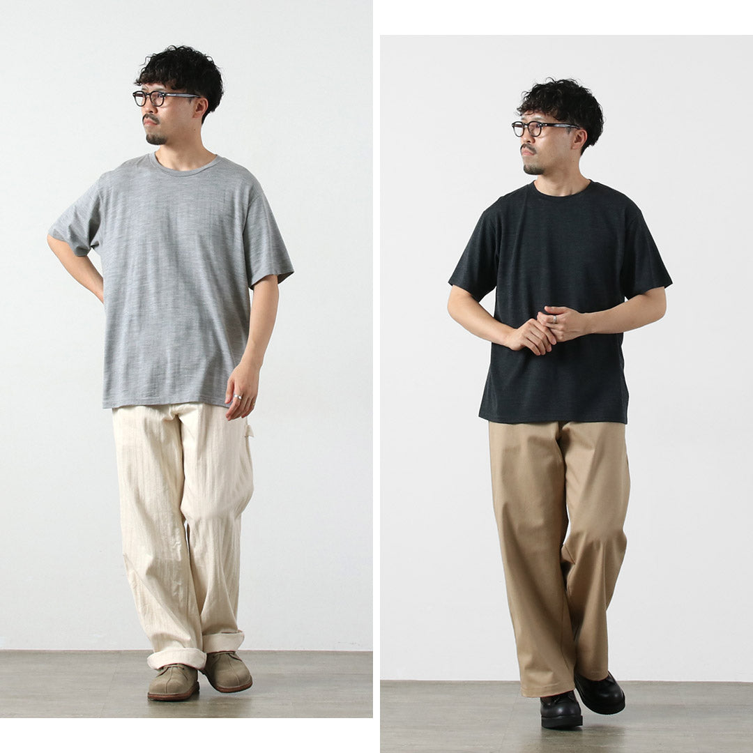 FILMELANGE / Wolfe New Zealand Merino Wool Jersey T-Shirt
