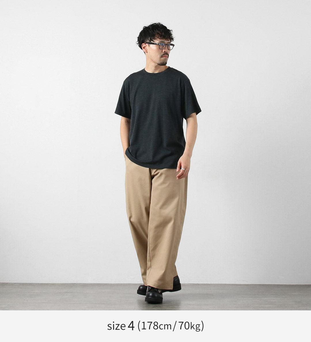FILMELANGE / Wolfe New Zealand Merino Wool Jersey T-Shirt