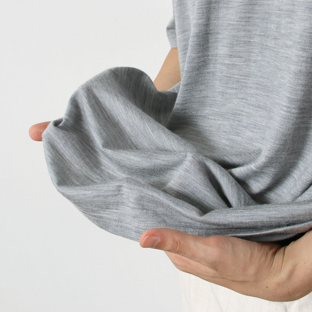 FILMELANGE / Wolfe New Zealand Merino Wool Jersey T-Shirt