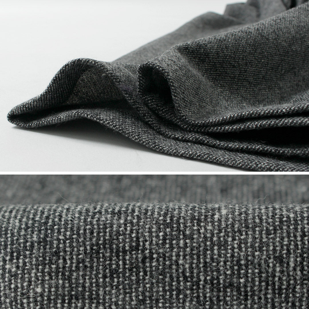 FANTASTICDAYS / Recycled Polyester Wool Tweedy Easy Pants