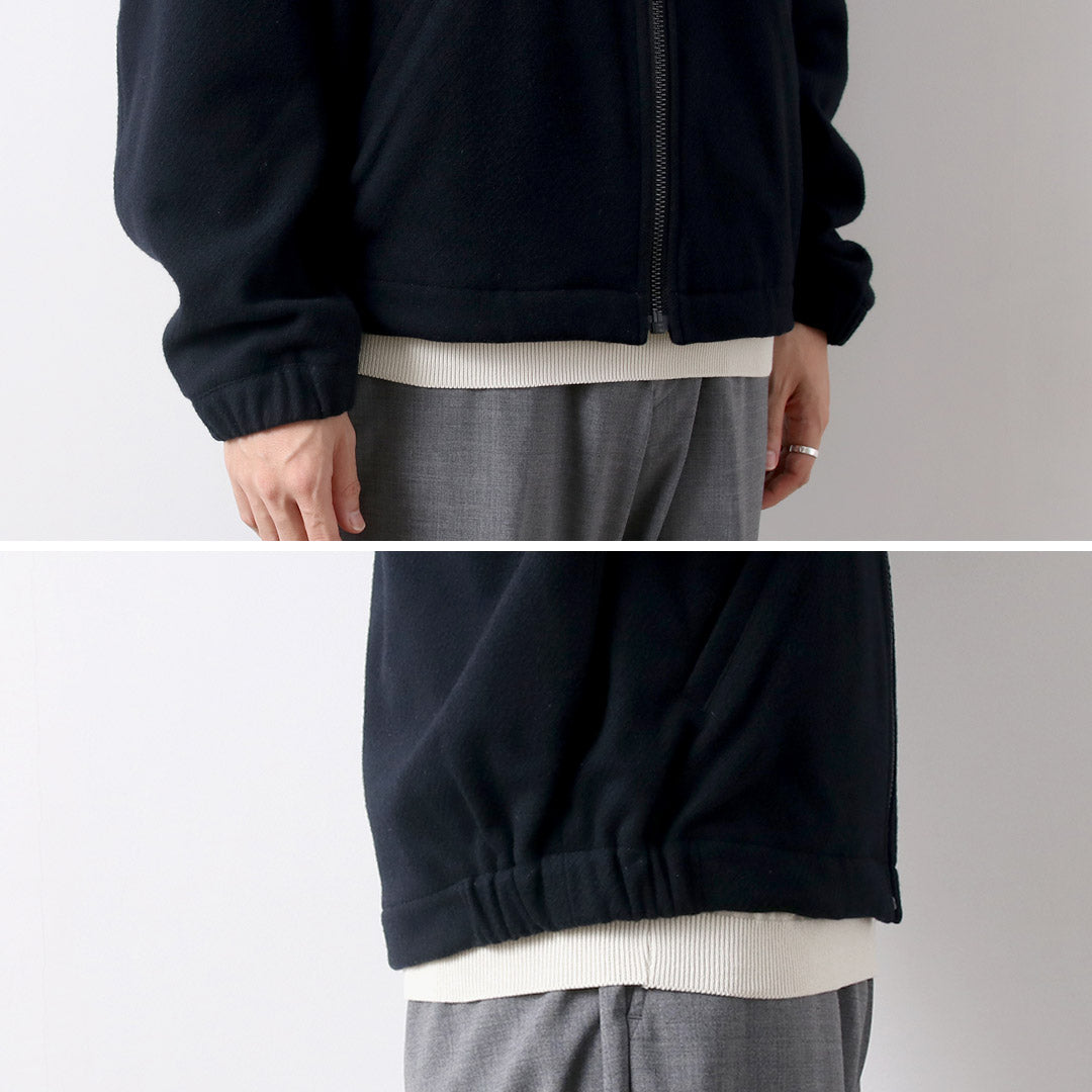 FUJITO / Recycled Wool Twill Zip-Up Blouson