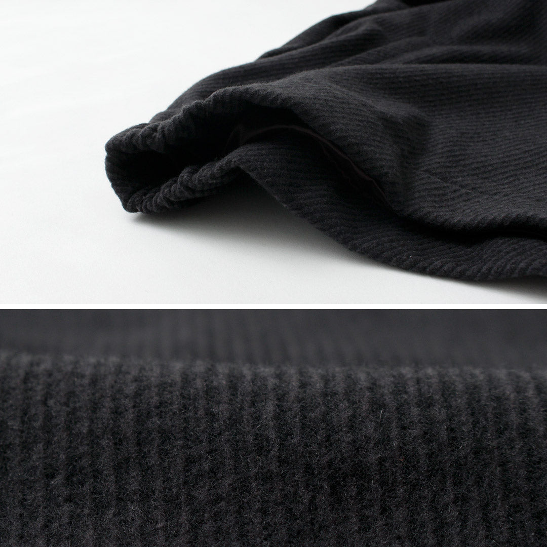 FUJITO / Recycled Wool Twill Zip-Up Blouson