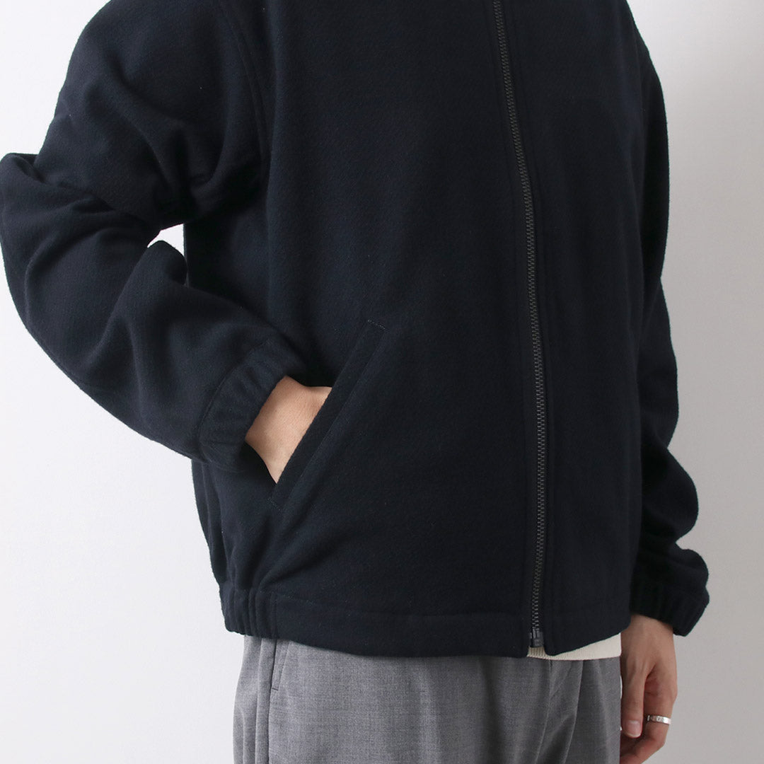 FUJITO / Recycled Wool Twill Zip-Up Blouson