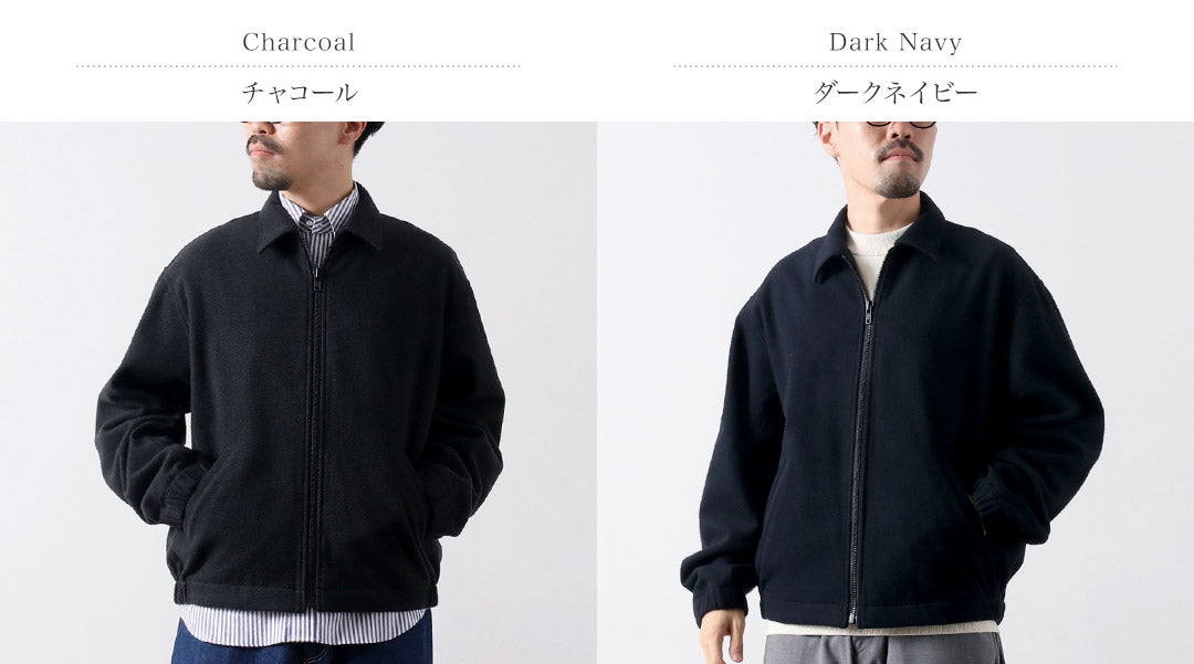 FUJITO / Recycled Wool Twill Zip-Up Blouson