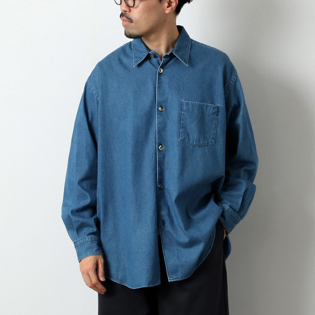 FUJITO / 8oz Denim Big Size Shirt