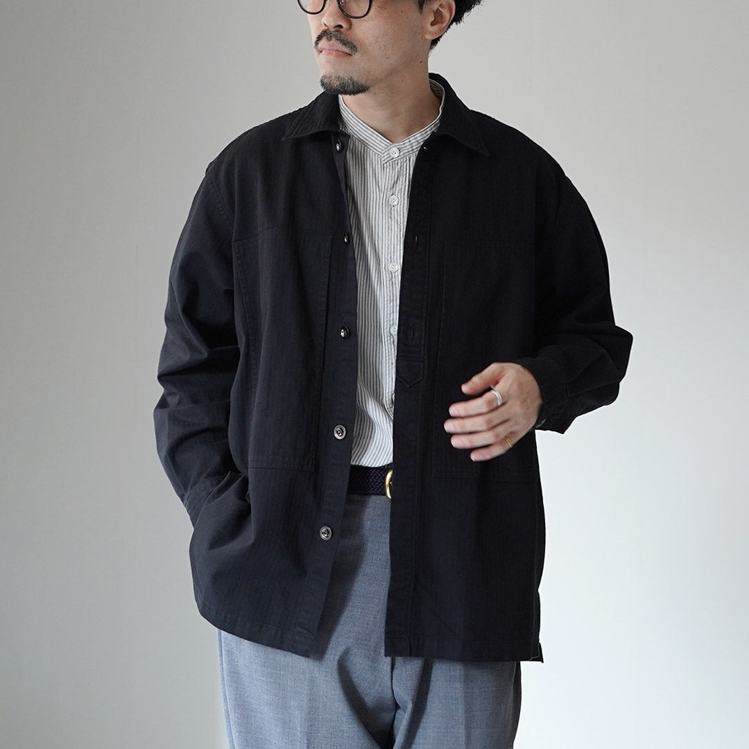 FUJITO / Herringbone Twill Army Shirt
