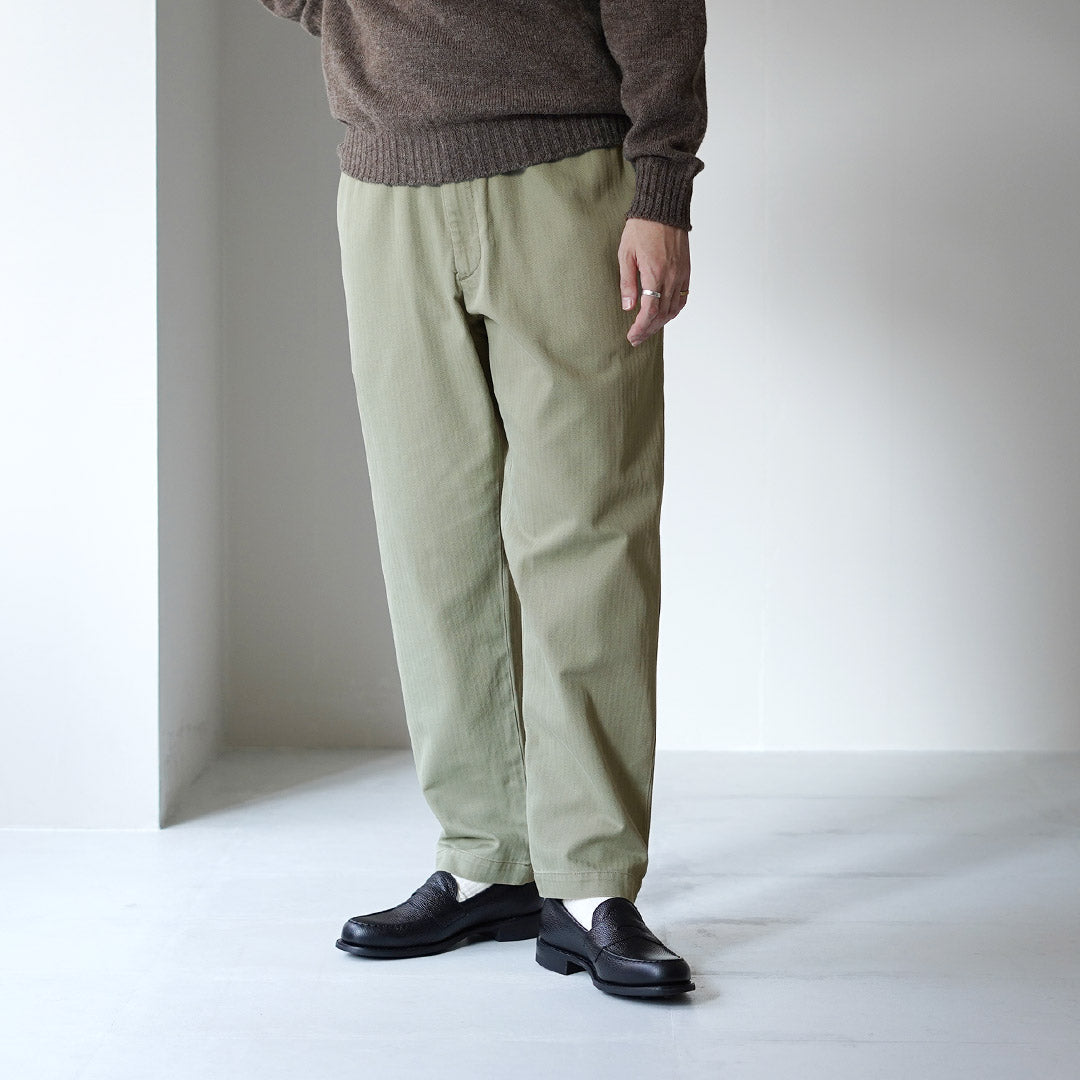 FUJITO / Herringbone Twill Easy Pants
