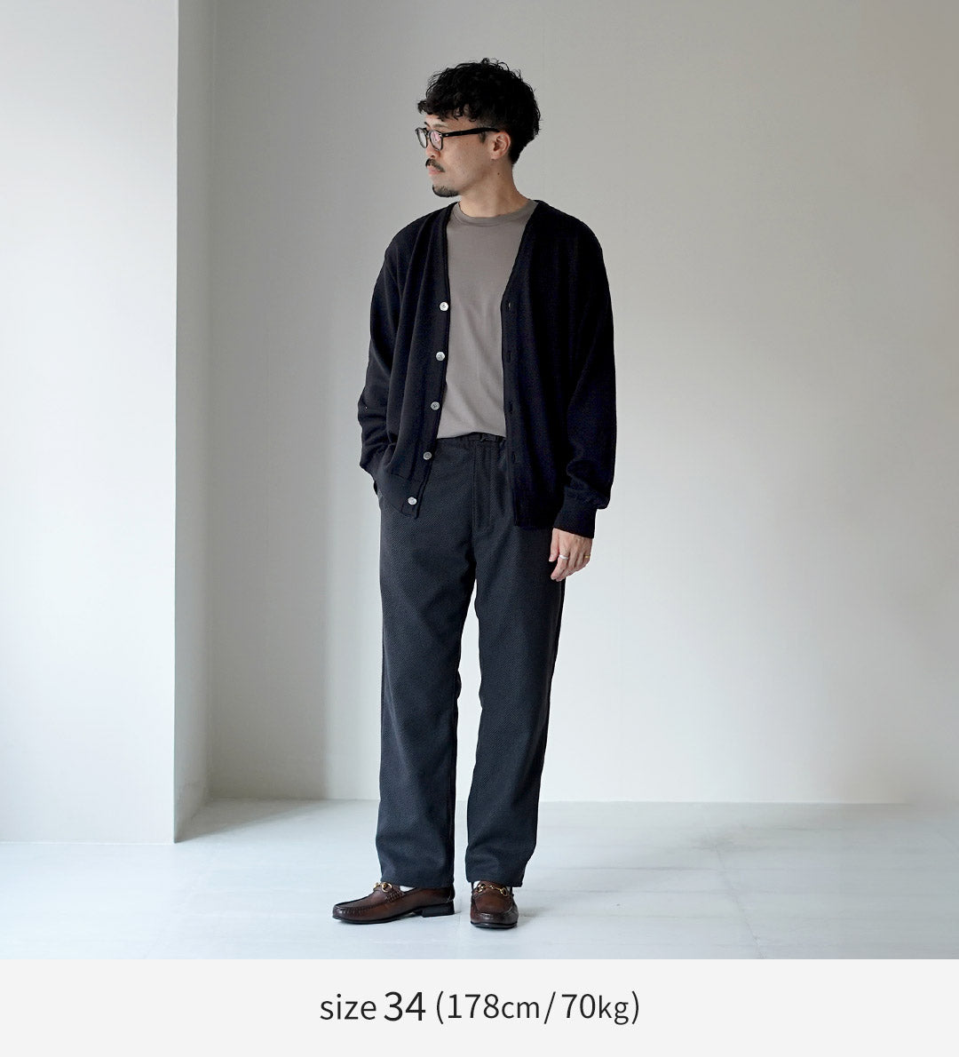 FUJITO / Recycled Wool Twill N.O.UN Beltless Pants