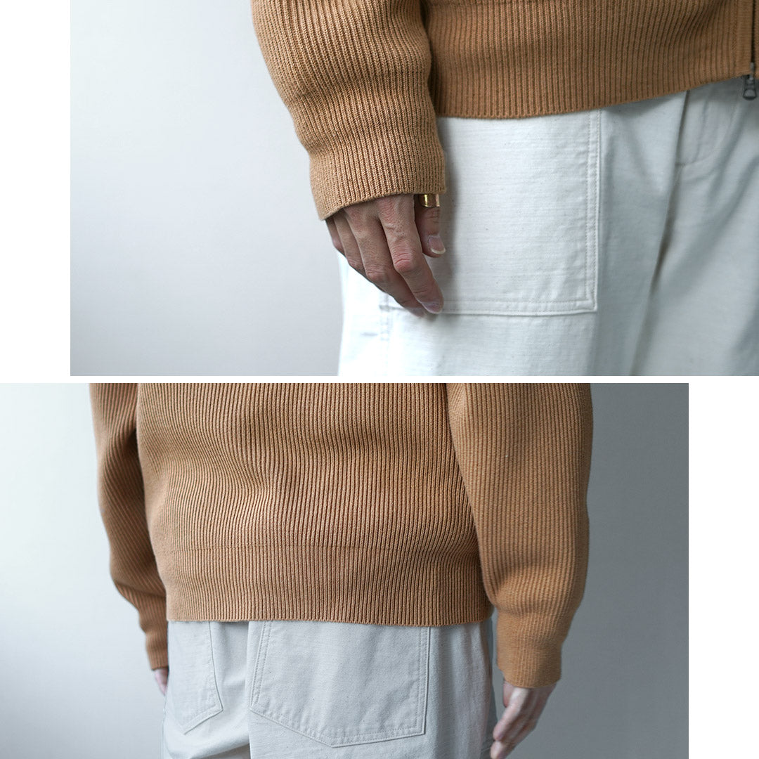 SIN TEÑIR / Tejido acanalado Algodón orgánico de punto del conductor