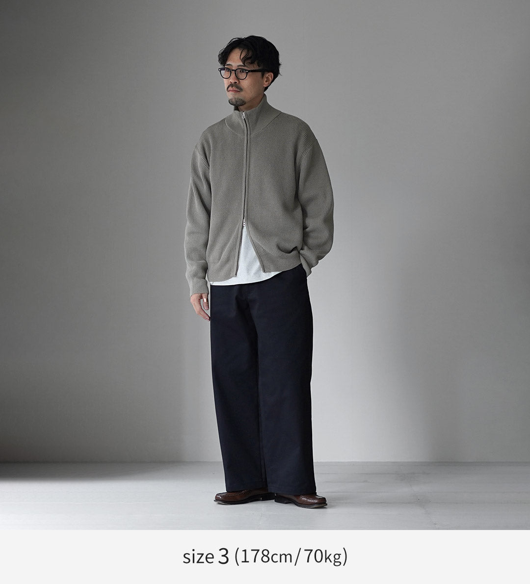 SIN TEÑIR / Tejido acanalado Algodón orgánico de punto del conductor