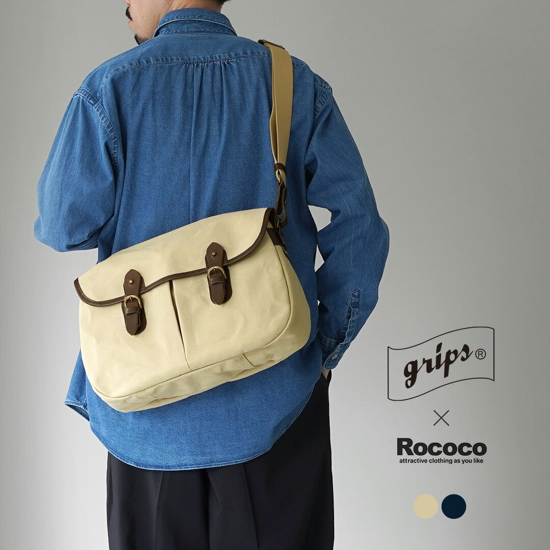GRIPS × ROCOCO / Paraffin Satchel Bag 2