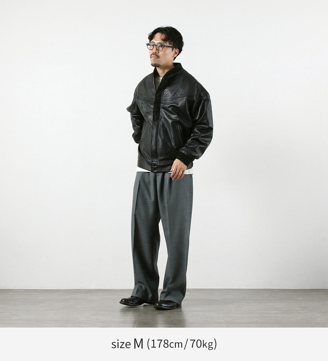 TOWNCRAFT / Leather Derby Jacket