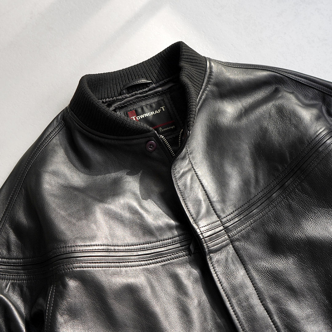 TOWNCRAFT / Leather Derby Jacket