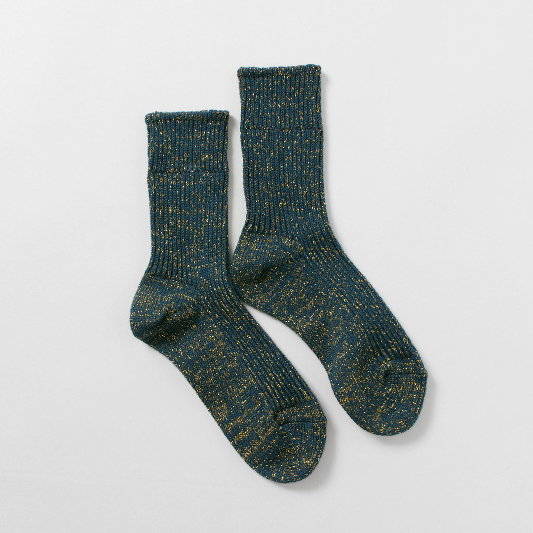 DECKA QUALITY SOCKS / Heavyweight Glitter Ribbed Socks