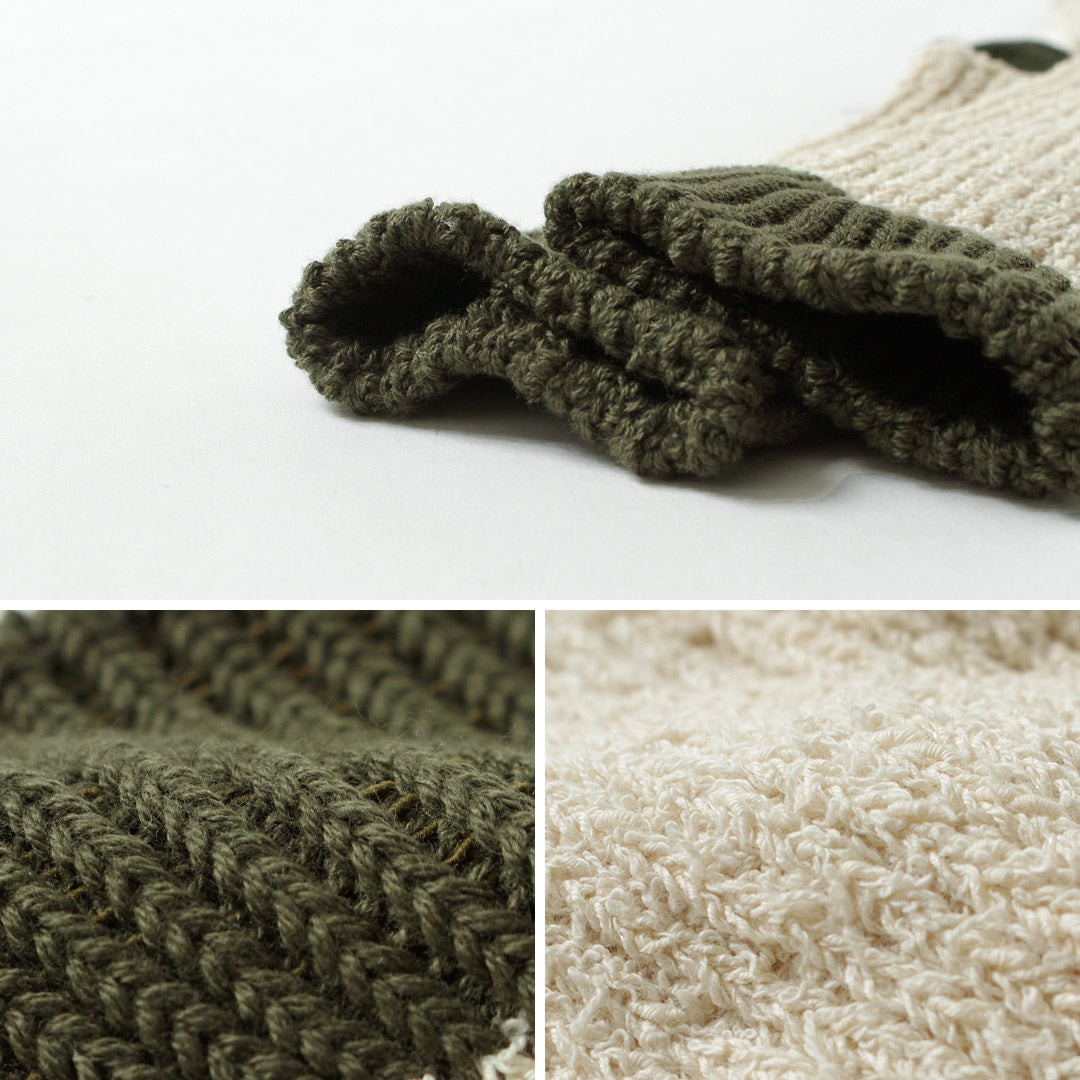 DECKA QUALITY SOCKS / Textured Multicolor Cotton Socks