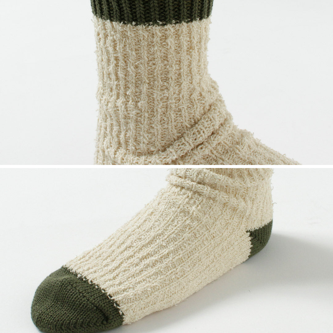 DECKA QUALITY SOCKS / Textured Multicolor Cotton Socks