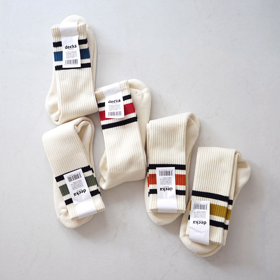 DECKA QUALITY SOCKS / 80s Skater Socks