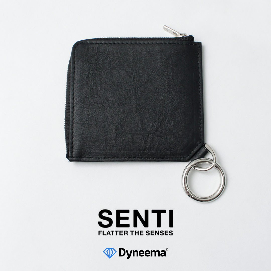 SENTI / Dyneema Leather L-shaped Zip Wallet