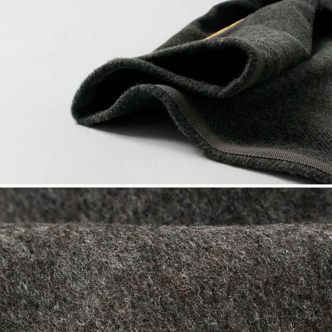 RE MADE IN TOKYO JAPAN / Blouson zippé en laine Melton