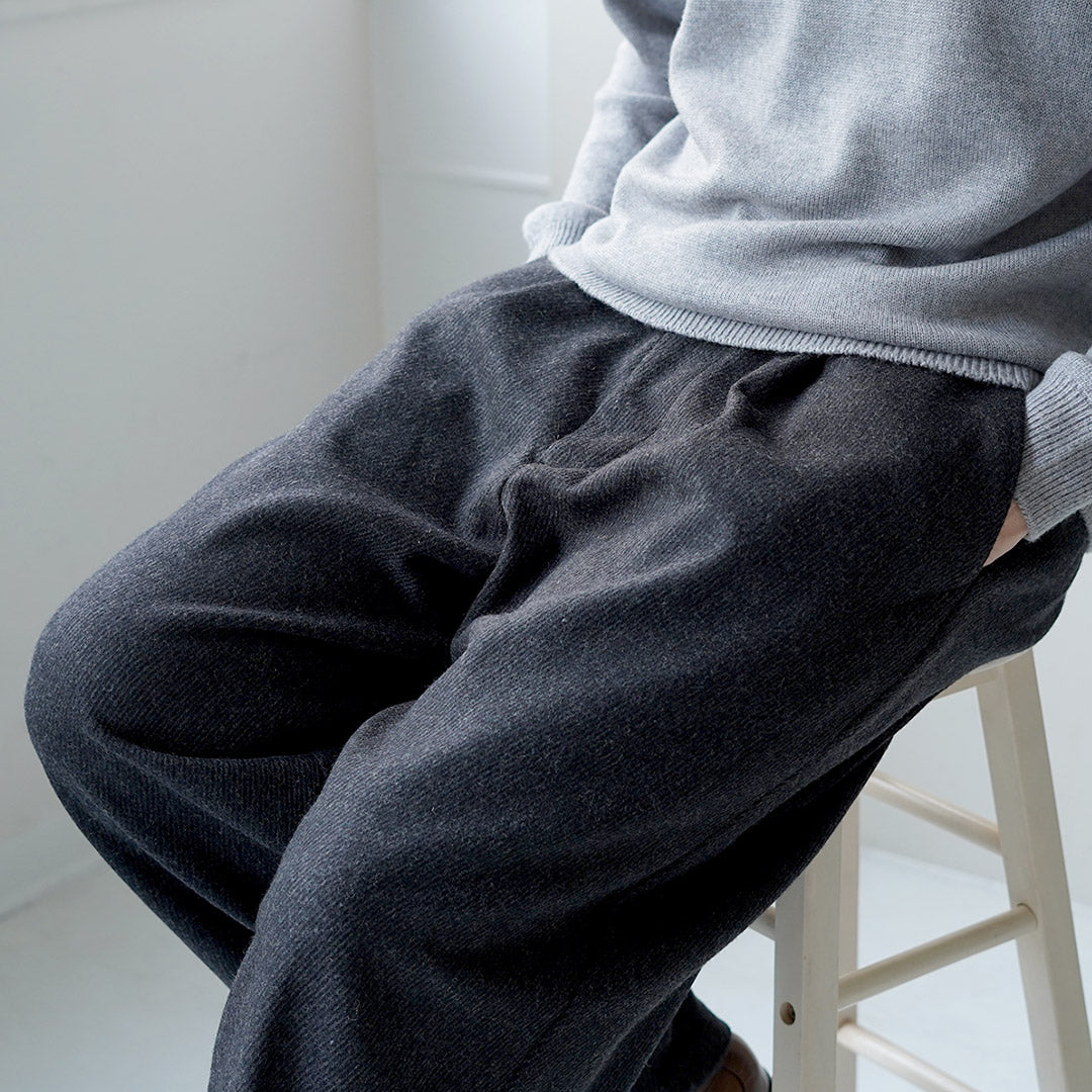 ★RE MADE IN TOKYO JAPAN / 羊毛羊绒 Calzé 阔腿裤