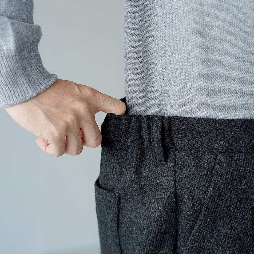 ★RE MADE IN TOKYO JAPAN / 羊毛羊绒 Calzé 阔腿裤