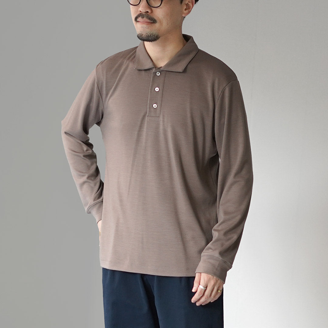 RE MADE IN TOKYO JAPAN / Dress Wool Knit Pullover Polo Shirt