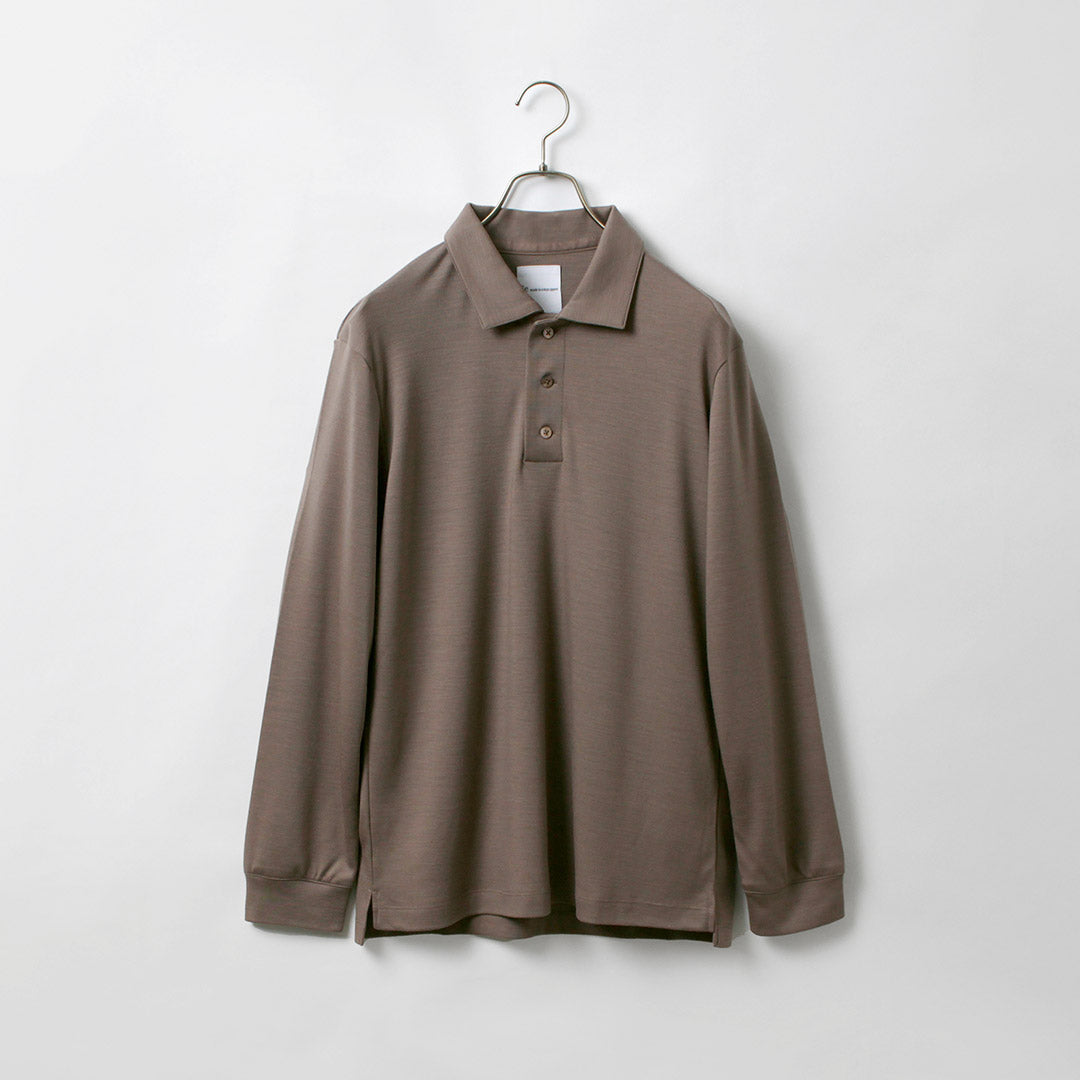 RE MADE IN TOKYO JAPAN / Dress Wool Knit Pullover Polo Shirt