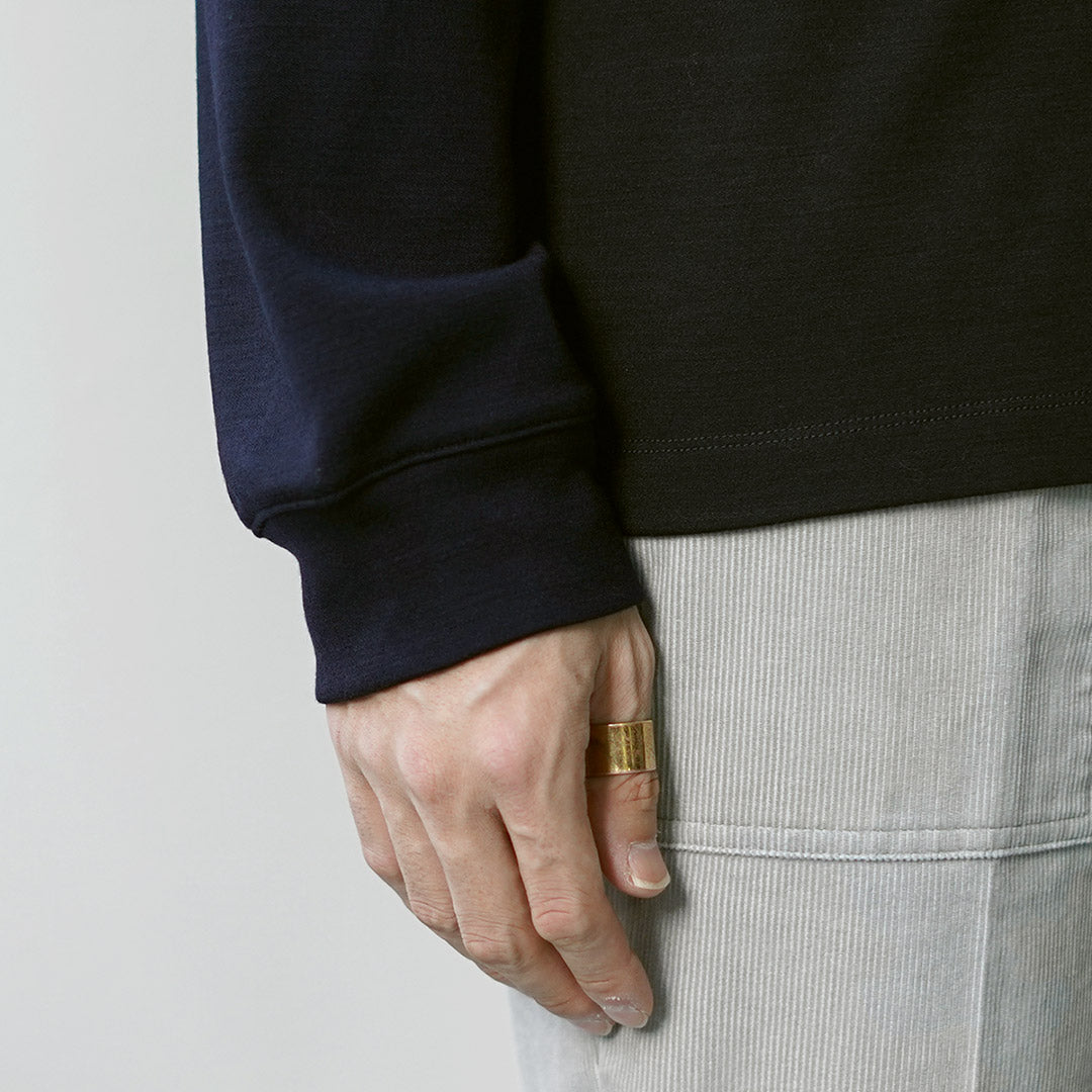 RE MADE IN TOKYO JAPAN / Dress Wool Knit Pullover Polo Shirt